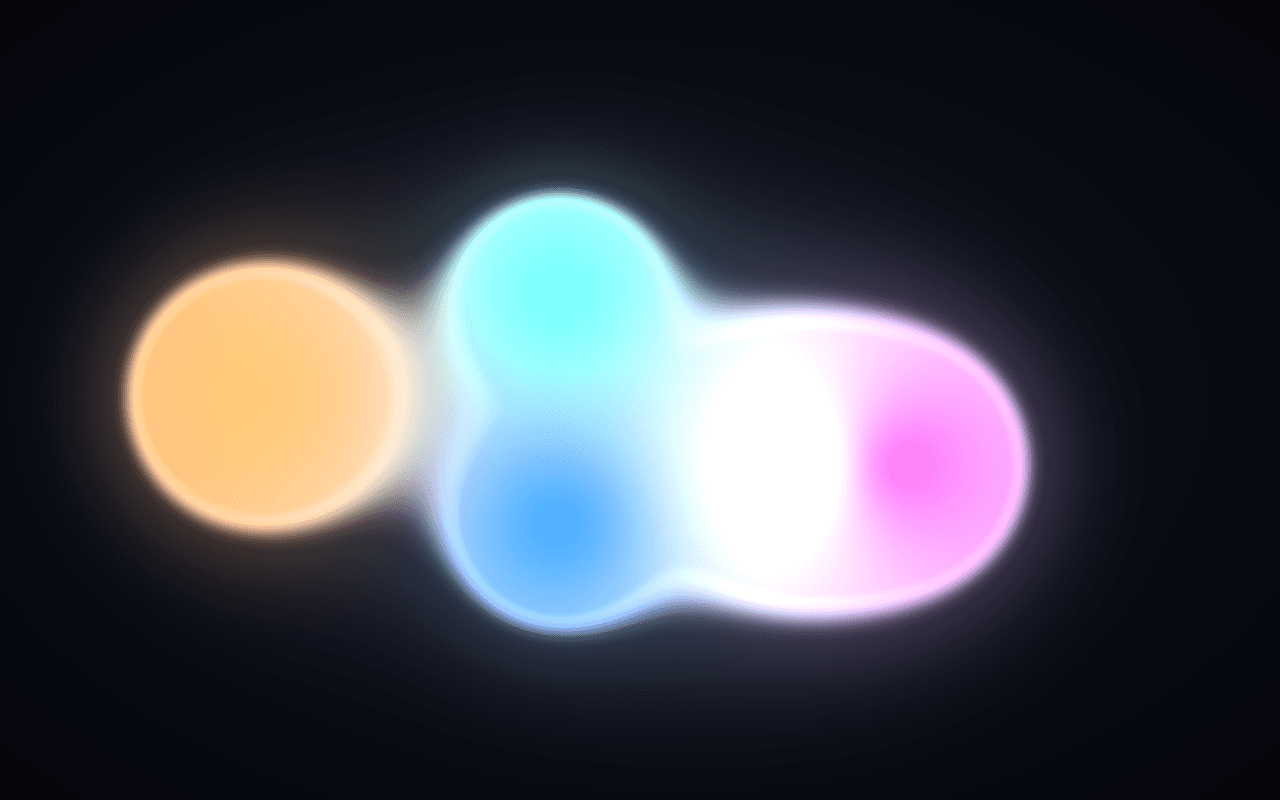 Metaballs shader preview