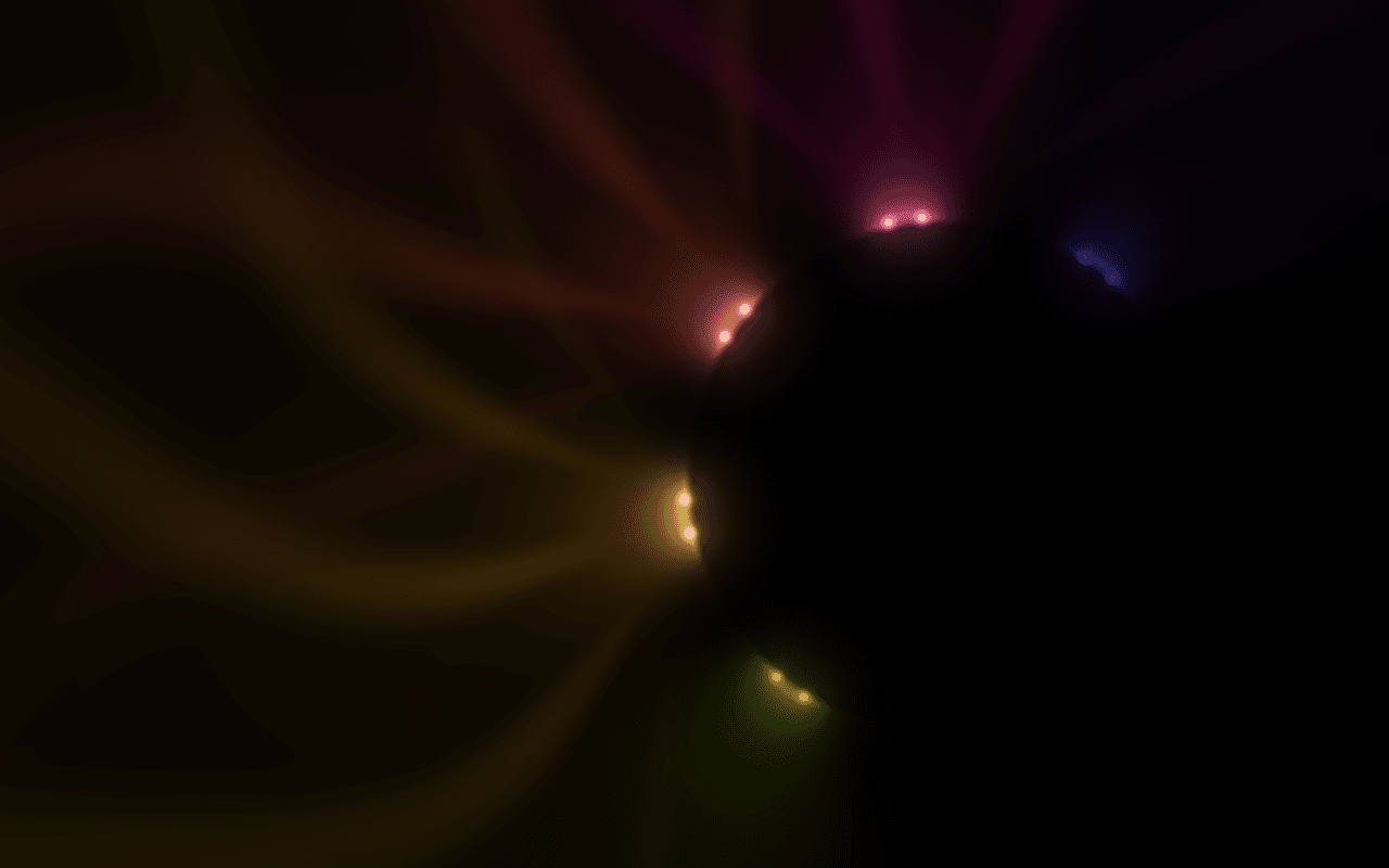 Chroma Orbit used behind an example interface