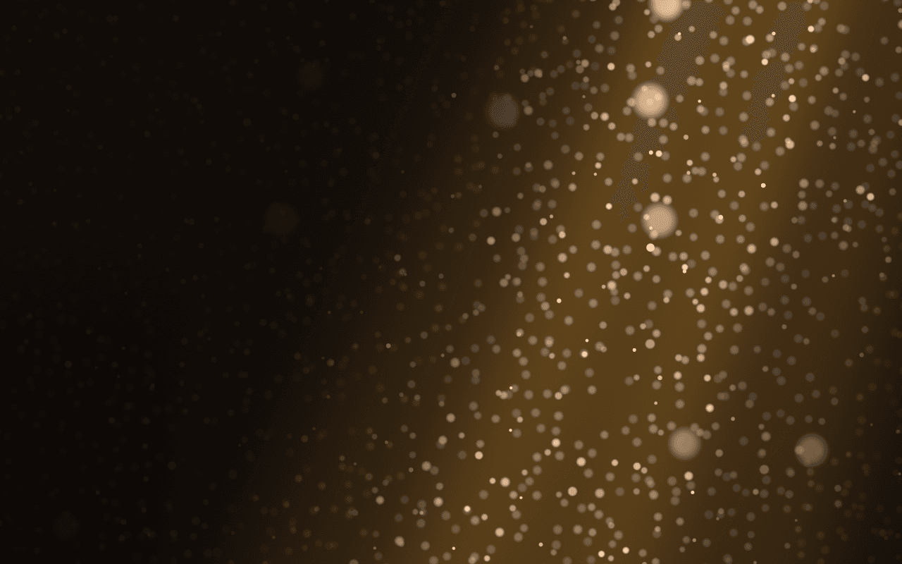Particles used behind an example interface